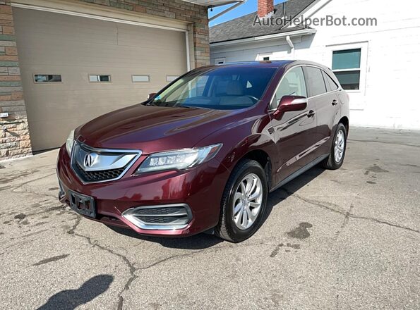 5J8TB4H56GL017636 2016 ACURA RDX Maroon უკანა მარჯვენა