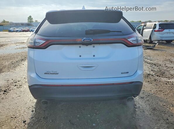 2FMPK4G96HBB20945 2017 FORD EDGE Белый Вид салона спереди