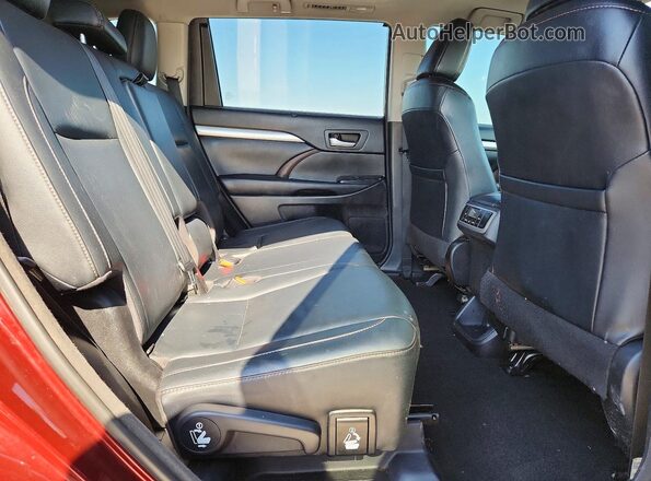 5TDJZRFH9JS847559 2018 TOYOTA HIGHLANDER Burgundy Engine compartment view