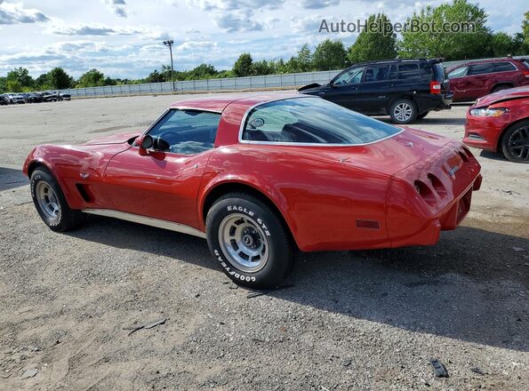 1Z8749S443183 1979 CHEVROLET CORVETTE Red Rear right