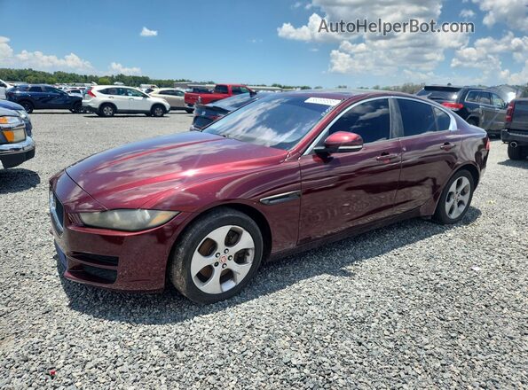 SAJAR4BG9HA972697 2017 JAGUAR XF Burgundy Tył lewy