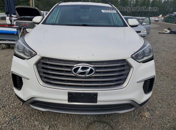 KM8SMDHF8KU298043 2019 HYUNDAI SANTA FE White Հետևի տեսք