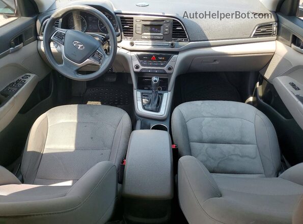 5NPD74LF9JH336979 2018 HYUNDAI ELANTRA Gray Widok zestawu wskaźników