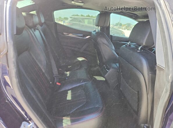 ZAM57RSA9H1226650 2017 MASERATI GHIBLI Black Vista interior trasera