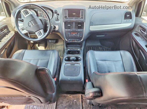 2C4RDGEG8HR740679 2017 DODGE CARAVAN Gray Widok zestawu wskaźników