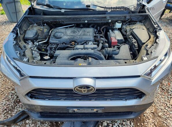 2T3P1RFV0KW058658 2019 TOYOTA RAV4 Silver Engine compartment view