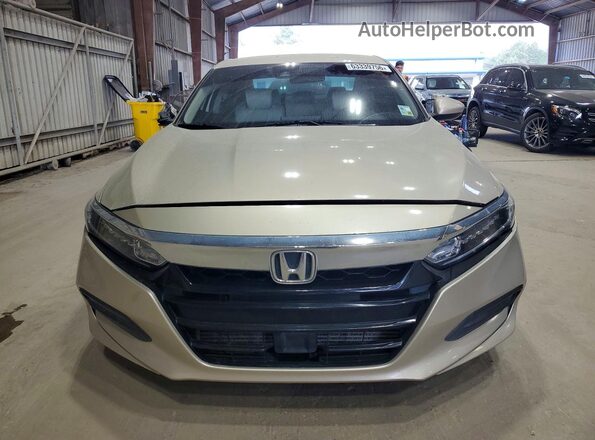 1HGCV1F13JA123924 2018 HONDA ACCORD Золотой Вид сзади