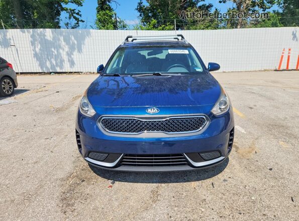 KNDCB3LC4H5056004 2017 KIA NIRO Blue Հետևի տեսք