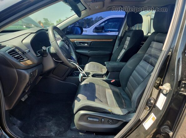 7FARW2H53KE038896 2019 HONDA CR-V Black Առջևի վահանակի տեսք