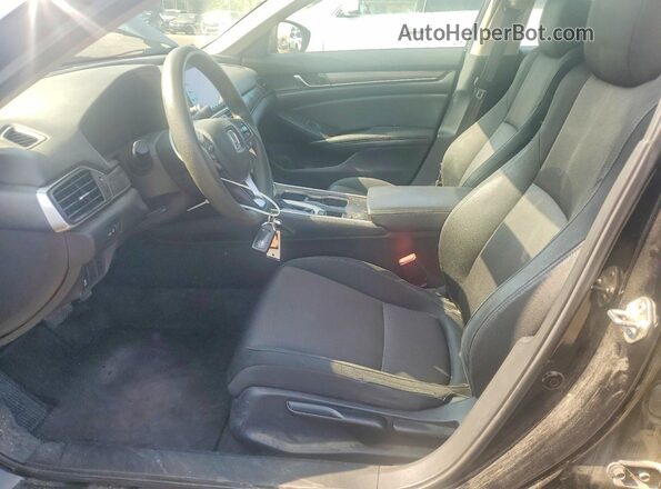 1HGCV1F1XKA128376 2019 HONDA ACCORD Черный Вид панели приборов