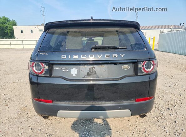 SALCR2BG7HH657120 2017 LAND ROVER DISCOVERY Black Вид салону спереду