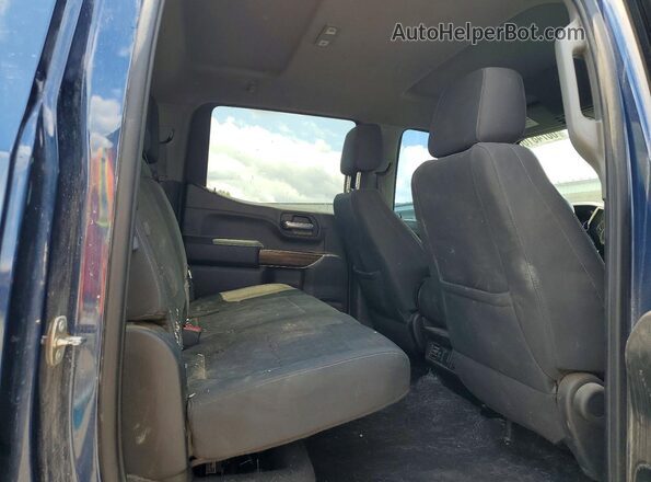 1GCUYEET2MZ264199 2021 CHEVROLET SILVERADO Blue უკანა სალონის ხედი