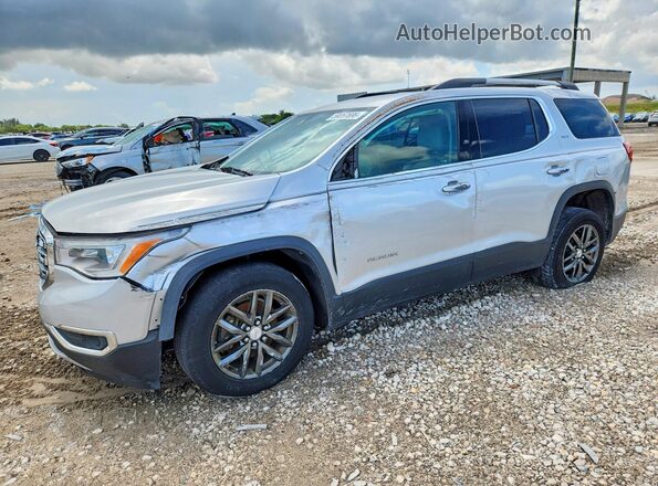 1GKKNMLSXHZ220109 2017 GMC ACADIA Silver Rear left