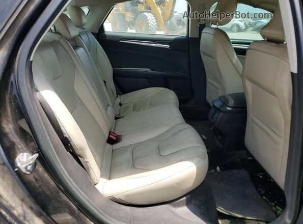 3FA6P0K98GR369822 2016 FORD FUSION Черный Вид задней части салона