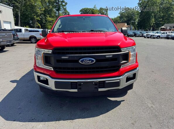 1FTEX1C55LKE26080 2020 FORD F150 Red წინა სალონის ხედი
