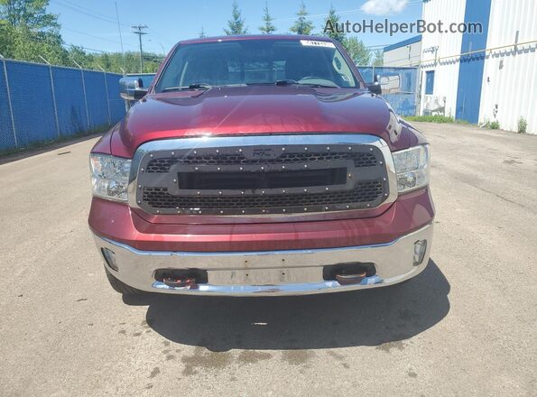 1C6RR7GT4JS214685 2018 RAM 1500 Бордовый Вид наклейки с VIN-кодом