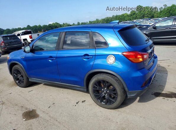 JA4AR3AU2JZ028970 2018 MITSUBISHI OUTLANDER Blue Задня права чверть