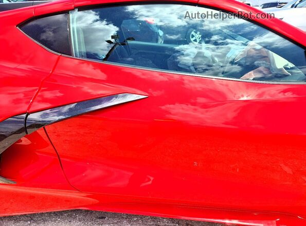 1G1YC2D45T5111193 2026 CHEVROLET CORVETTE Red Вид задньої частини салону