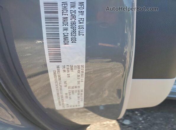 2C4RC1BG6PR531024 2023 CHRYSLER PACIFICA Серый Панорамный вид салона 360°