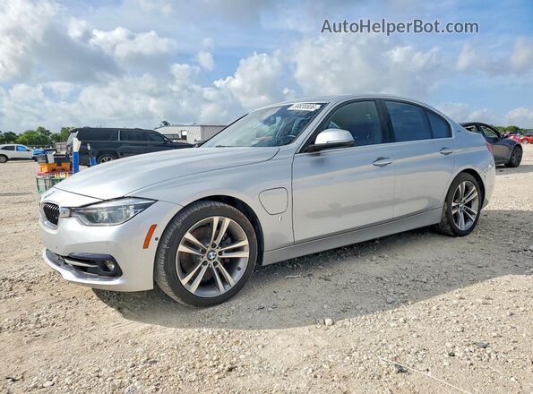 WBA8E1C3XHA158560 2017 BMW 3 SERIES Silver Задня ліва чверть