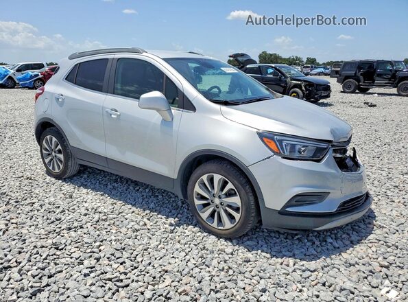 KL4CJASB1LB013177 2020 BUICK ENCORE Silver Front view