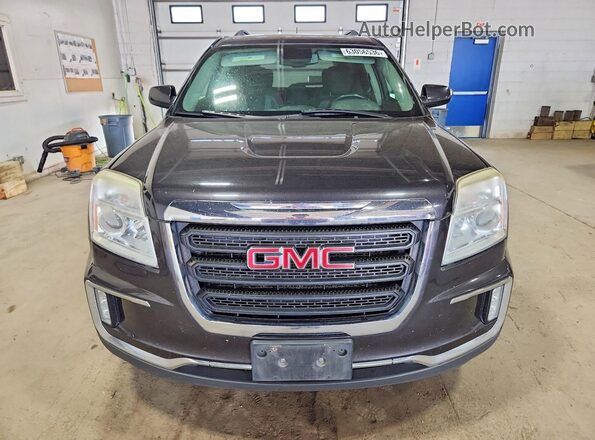 2GKFLTE34G6350288 2016 GMC TERRAIN Черный Вид сзади