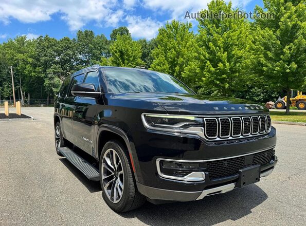 1C4SJVDTXNS108757 2022 JEEP WAGONEER Black Tył lewy