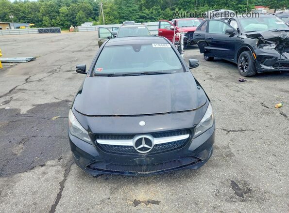 WDDSJ4GB4GN303225 2016 MERCEDES-BENZ CLA-CLASS Black Հետևի տեսք