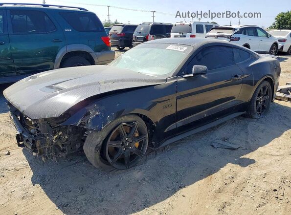 1FA6P8CF2L5127172 2020 FORD MUSTANG Black Հետևի ձախ