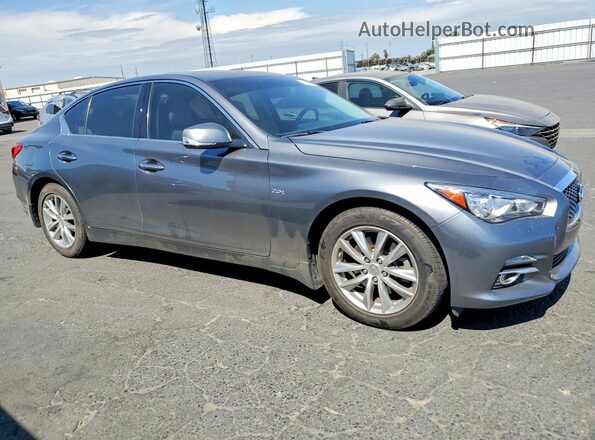 JN1CV7AP7GM201905 2016 INFINITI Q50 Charcoal Вид спереду