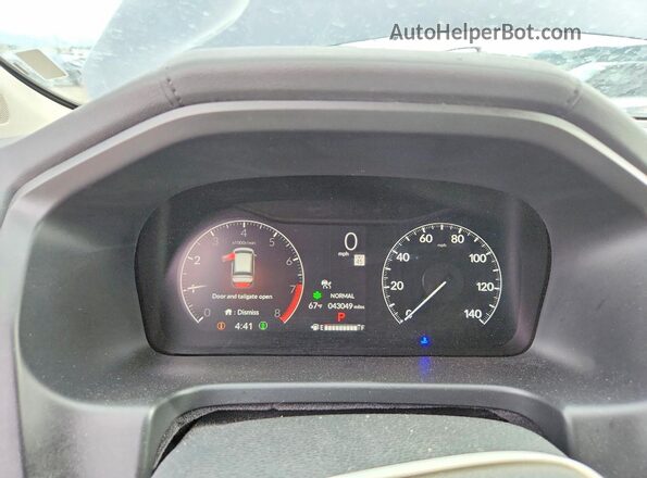 5FNRL6H65SB059172 2025 HONDA ODYSSEY Blue Հետևի նստատեղերի տեսք