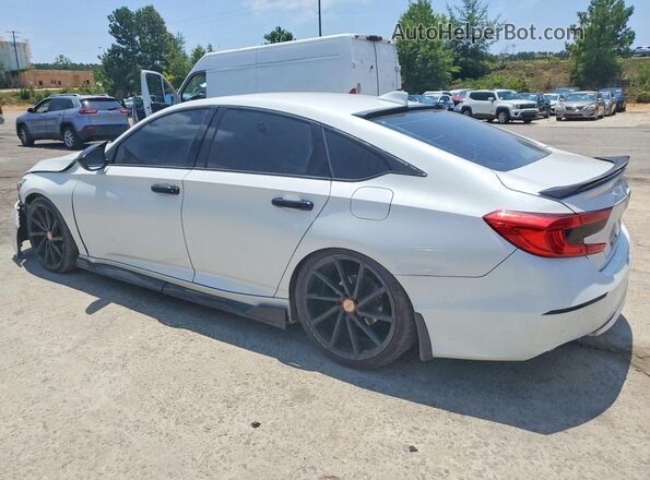 1HGCV2F37KA006484 2019 HONDA ACCORD White Задня права чверть