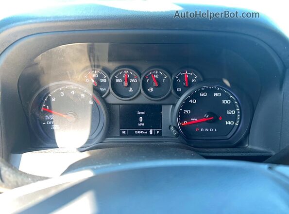 3GCPWBEKXNG147996 2022 CHEVROLET SILVERADO Black Вид щитка приладів