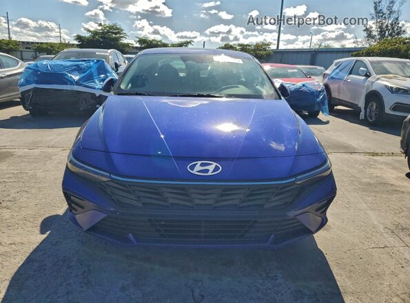 KMHLL4DG0SU033641 2025 HYUNDAI ELANTRA Blue Rear view