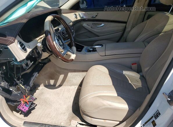 WDDUG8GB0KA444503 2019 MERCEDES-BENZ S White Widok deski rozdzielczej