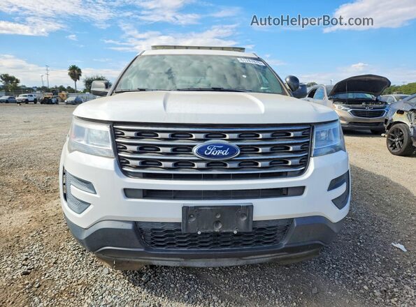 1FM5K7B85HGD55594 2017 FORD EXPLORER White უკანა ხედი