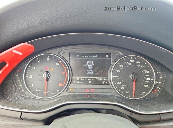 WAUGNAF43HN021825 2017 AUDI A4 Blue Հետևի նստատեղերի տեսք