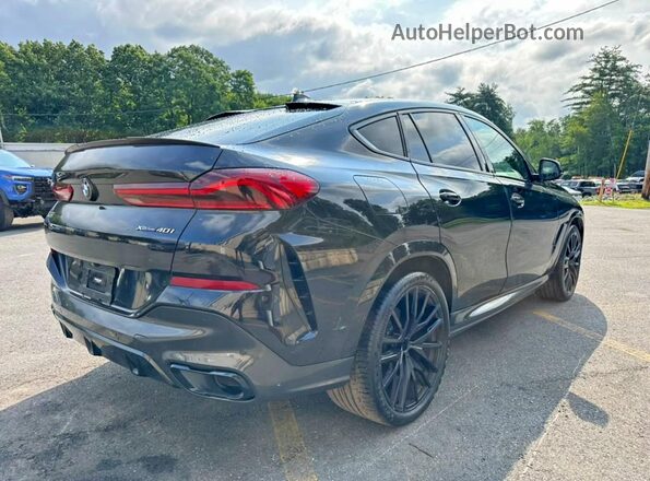 5UXCY6C05N9L63884 2022 BMW X6 Black Delantero derecho
