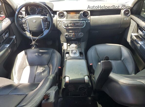 SALAK2V62GA830063 2016 LAND ROVER LR4 White Widok zestawu wskaźników