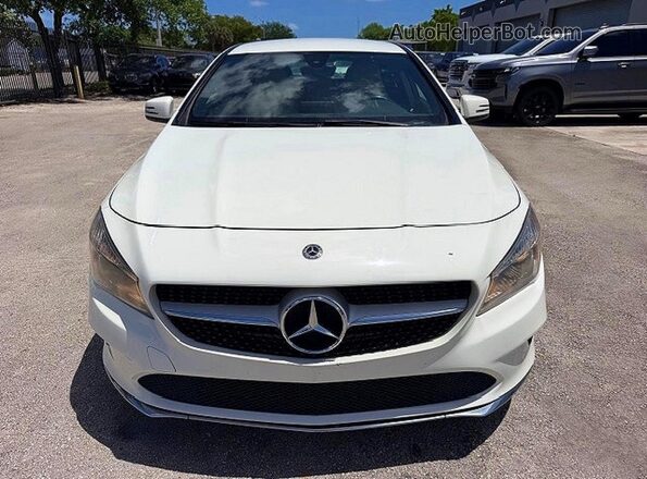 WDDSJ4EB0JN570193 2018 MERCEDES-BENZ CLA-CLASS White Vista trasera