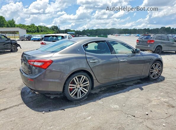 ZAM57RTA1G1175027 2016 MASERATI GHIBLI Gray Delantero derecho