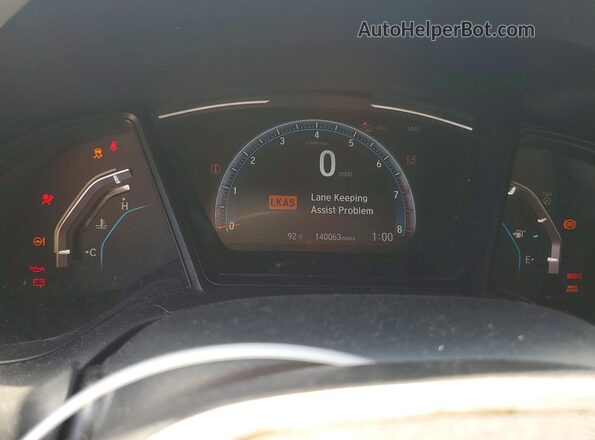 2HGFC2F6XLH599905 2020 HONDA CIVIC White Вид задніх сидінь