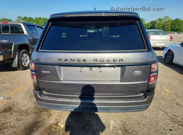 SALGS2EF9GA262078 2016 LAND ROVER RANGE Gray Widok wnętrza z przodu