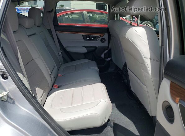 5J6RW1H87LL011600 2020 HONDA CR-V Silver Rear interior view