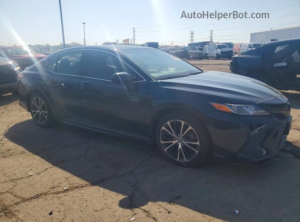 4T1B11HK7KU756160 2019 TOYOTA CAMRY Blue Вид спереду