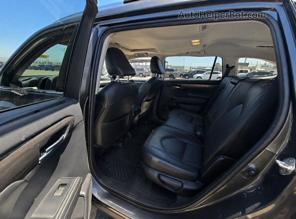 5TDDZRBH1LS018507 2020 TOYOTA HIGHLANDER Gray Front interior view