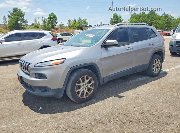 1C4PJLCB5HW650994 2017 JEEP CHEROKEE Silver Rear left