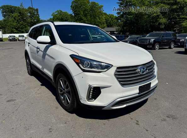 KM8SMDHF9HU173898 2017 HYUNDAI SANTA White Vista frontal