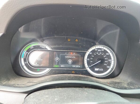 KNDCB3LC7K5245558 2019 KIA NIRO Черный Вид задних сидений