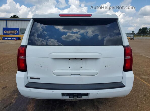 1GNLCDEC1LR148096 2020 CHEVROLET TAHOE White წინა სალონის ხედი